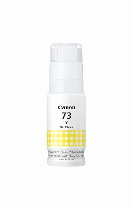 Canon Genuine GI-73 Yellow Ink Bottle - PIXMA G570/G670 Canon Genuine GI-73 Yellow Ink Bottle - PIXMA G570/G670