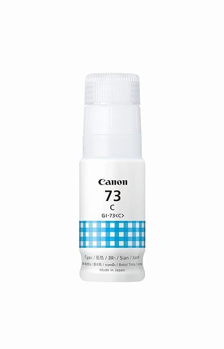 Canon GenuineGI-73 Cyan Ink Bottle - PIXMA G570/G670 Canon GenuineGI-73 Cyan Ink Bottle - PIXMA G570/G670
