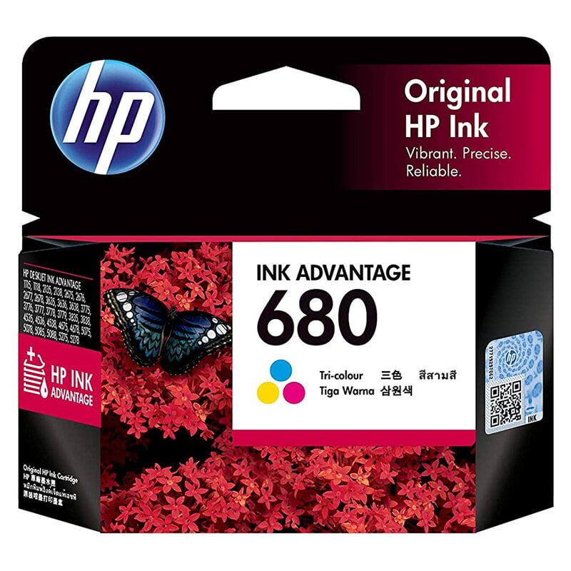 HP 680 Tri-color Original Ink Advantage Cartridge -(F6V26AA)