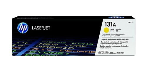HP 131A Yellow Original LaserJet Toner Cartridge-(CF212A)
