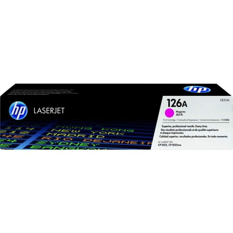 HP 126A Magenta Original LaserJet Toner Cartridge-(CE313A)