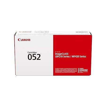 Canon Genuine 052 Black Toner Cartridge (2199C001) Canon Genuine 052 Black Toner Cartridge (2199C001)