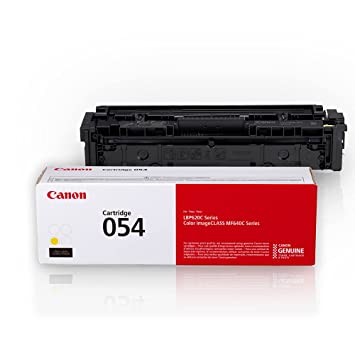 Canon Genuine 054 Yellow Toner Cartridge