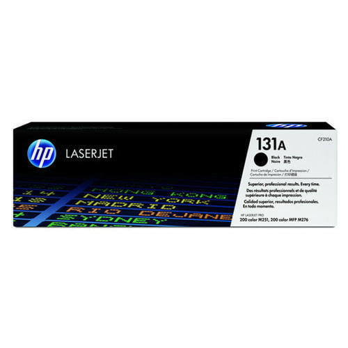 HP 131A Black Original LaserJet Toner Cartridge-(CF210A)