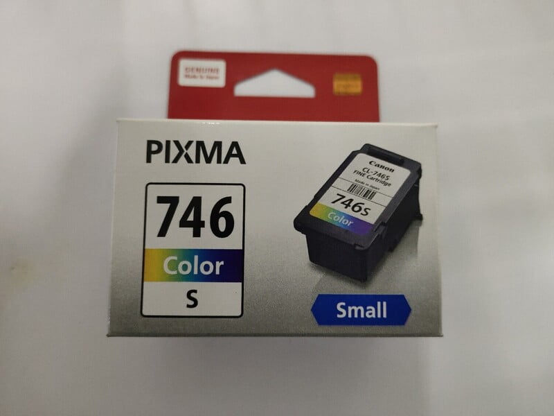 Canon PIXMA Genuine CL-746s (Small) Tri Color Ink Cartridge Canon PIXMA Genuine CL-746s (Small) Tri Color Ink Cartridge
