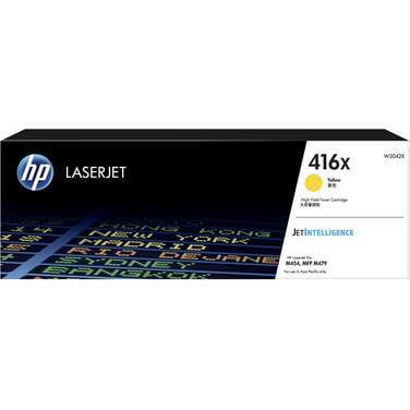 HP 416X High Yield Yellow Original LaserJet Toner Cartridge-(W2042X)