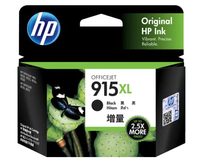 HP 915XL High Yield Black Original Ink Cartridge - (3YM22AA)