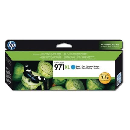 HP 971XL High Yield Cyan Original Ink Cartridge-(CN626AA)