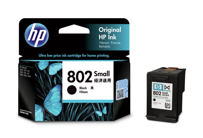 HP 802 Small Black Ink Cartridge