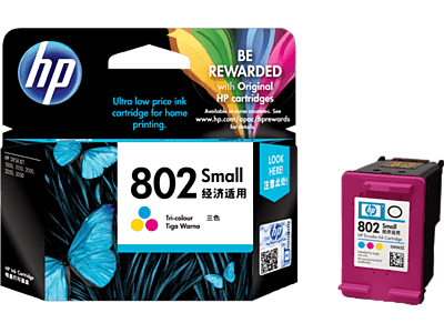 HP 802 Small Tri-color Ink Cartridge HP 802 Small Tri-color Ink Cartridge