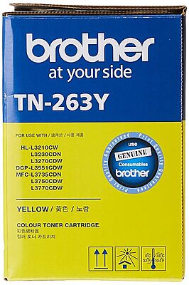 Brother TN-263Y Yellow Toner Cartridge Brother TN-263Y Yellow Toner Cartridge