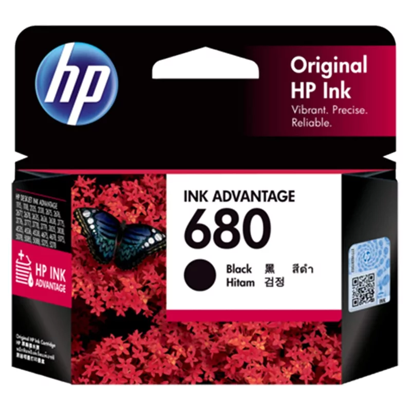 Buy HP 680 Black Original Ink Advantage Cartridge (F6V27AA) at low