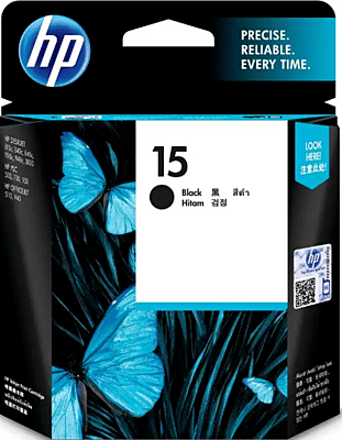 HP 15 Black Ink Cartridge