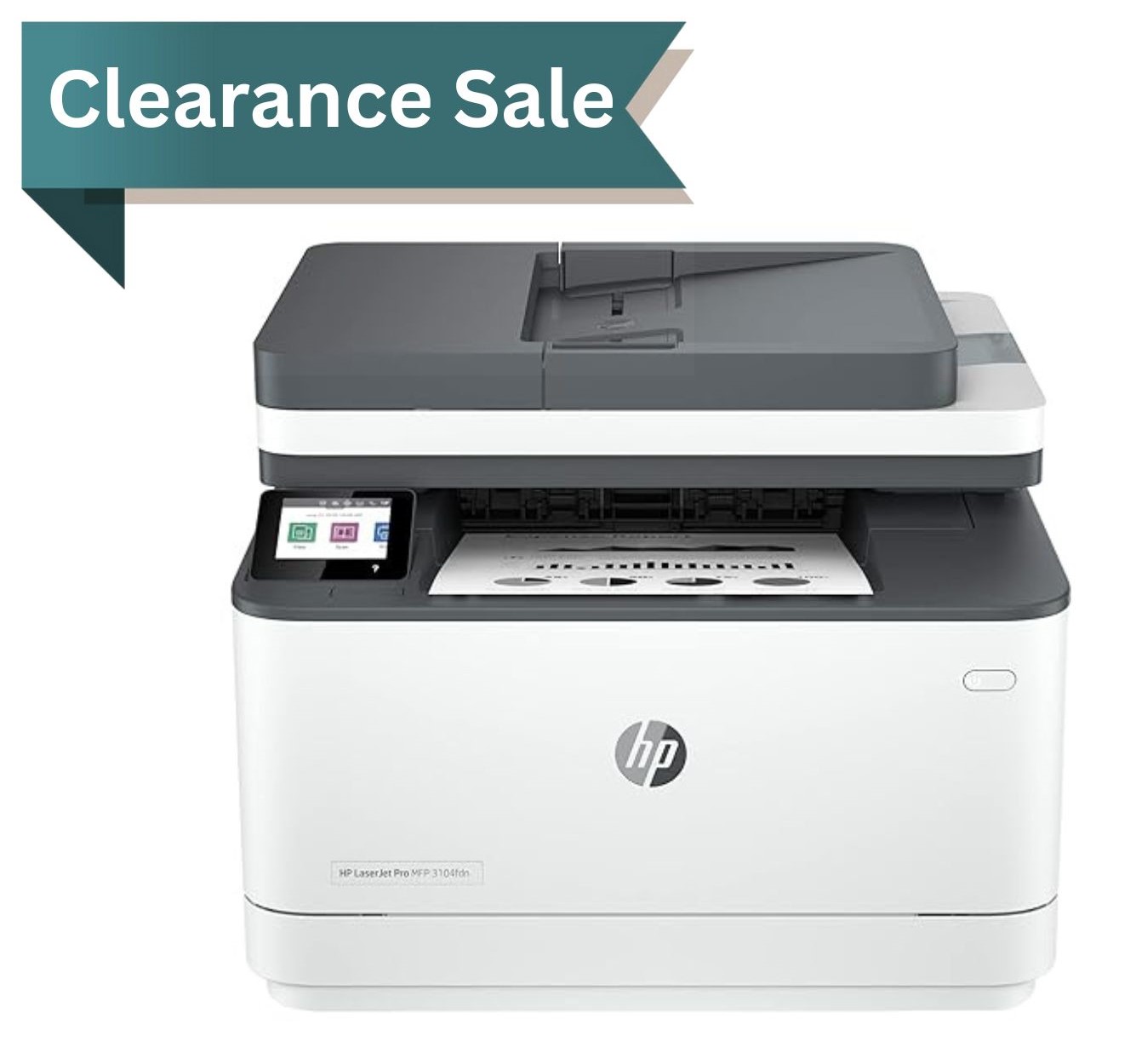 HP LaserJet Pro MFP Mono 3104fdn A4 Printer - 3G635A (OB)