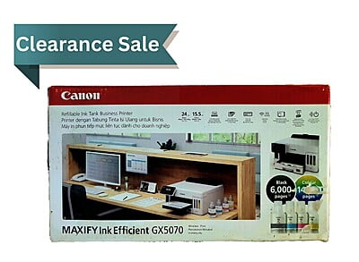 OB - Canon Maxify ink Tank Color A4 Printer-(GX5070)
