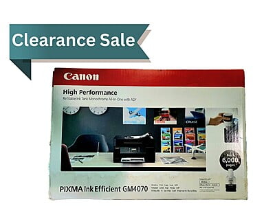 OB - Canon Pixma All in One Monochrome A4 Printer-(GM4070)