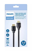 Philips 3meter Hdmi cable  2.0, 4K 60 HZ, 18GBPS, 32AWG, COLORBOX