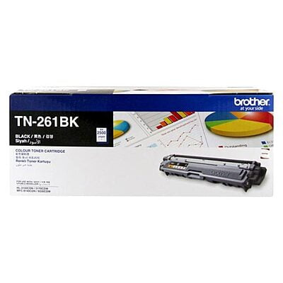 Brother TN-261BK Black Toner Cartridge