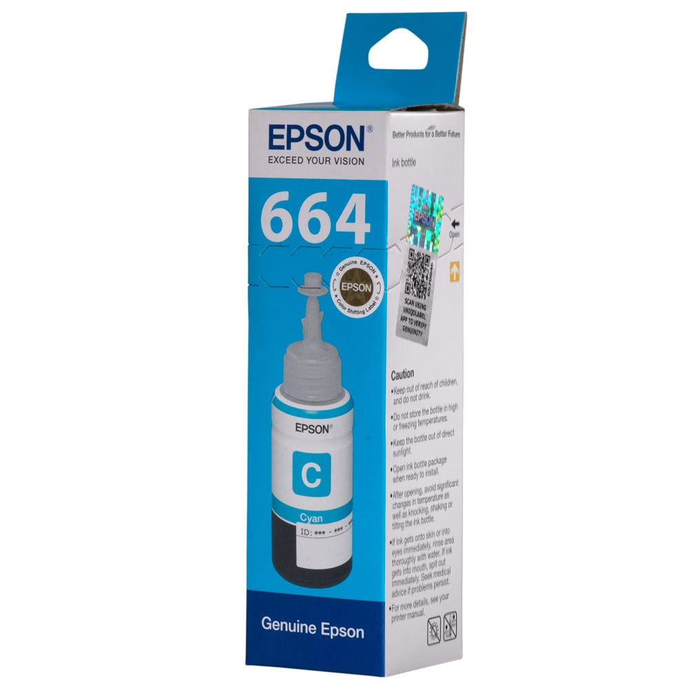 Epson T6642 Cyan Ink Bottle 70ml (C13T664298)