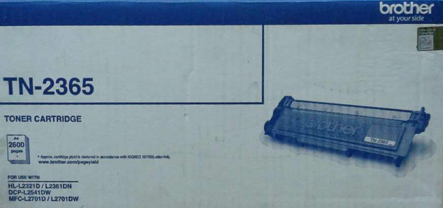 Brother Black Toner Cartridge-(TN-2365) Brother Black Toner Cartridge-(TN-2365)