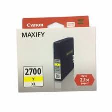Canon Genuine PGI-2700XL Yellow Ink Toner Cartridge