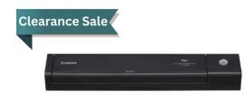 Canon imageFORMULA P-208II A4 Desktop sheet-fed Document Mobile/Portable Scanner Duplex Scan SPDADF