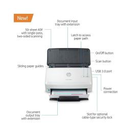 HP ScanJet Pro 2000 s2 Sheet-Feed A4 Scanner - (6FW06A) HP ScanJet Pro 2000 s2 Sheet-Feed A4 Scanner - (6FW06A)