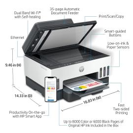 HP Smart Tank 750 All-in-One Color A4 Printer - (6UU47A) HP Smart Tank 750 All-in-One Color A4 Printer - (6UU47A)