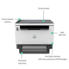 HP LaserJet Tank Mono MFP 1005 A4 Printer - (381U3A) HP LaserJet Tank Mono MFP 1005 A4 Printer - (381U3A)