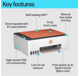 HP Smart Tank 589 All-in-One Printer-(4A8D9A) HP Smart Tank 589 All-in-One Printer-(4A8D9A)