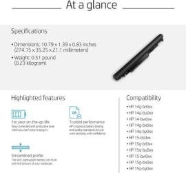 HP JC04 Notebook - Laptop Battery 2200mah ( 2LP34AA ) HP JC04 Notebook - Laptop Battery 2200mah ( 2LP34AA )