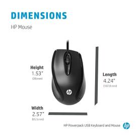 HP Powerpack USB Wired Keyboard & Mouse Combo (Y5G54PA) HP Powerpack USB Wired Keyboard & Mouse Combo (Y5G54PA)