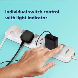 Philips 4UV Individual Power Strip Universal Socket - CHP3441W/94 Philips 4UV Individual Power Strip Universal Socket - CHP3441W/94
