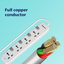Philips 4UV Individual Power Strip Universal Socket - CHP3441W/94 Philips 4UV Individual Power Strip Universal Socket - CHP3441W/94