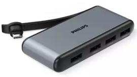 PHILIPS 5 in 1 Type C USB HUB (5-Ports Mini HUB) - DLK5528C/00 PHILIPS 5 in 1 Type C USB HUB (5-Ports Mini HUB) - DLK5528C/00