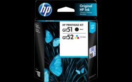 HP GT51/GT52 2-pack Black/Tri-color Printhead Replacement Kit-(3JB06AA)