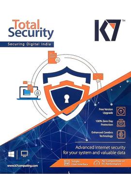 K7 TOTAL SECURITY 10 USER 1 YEAR ( 1 CDC 1 KEY 10 PC 1 YEAR SAME DAY ACTIVATION)