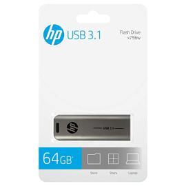 HP 64GB USB 3.1 Flash/Pen Drive - X796W (Metallic) HP 64GB USB 3.1 Flash/Pen Drive - X796W (Metallic)
