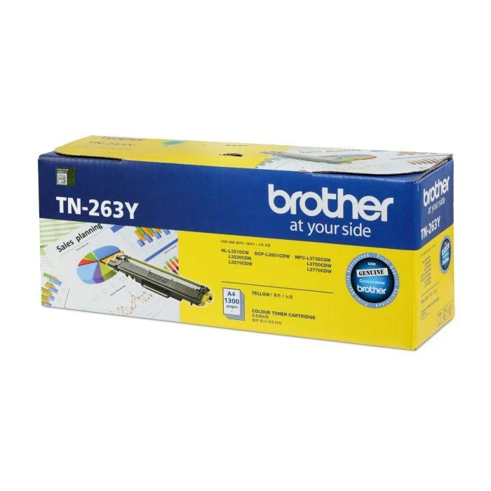 Brother Yellow Toner Cartridge-(TN-263Y) Brother Yellow Toner Cartridge-(TN-263Y)