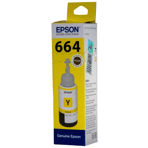 Epson T6644 Yellow Ink Bottle 70ml (C13T664498)