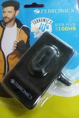 Zebronics Zeb-100HB 4 Ports USB Hub